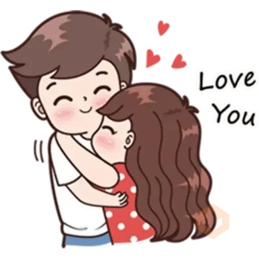 Pareja de Amor Chibi ❤️🌈✨ sticker 21