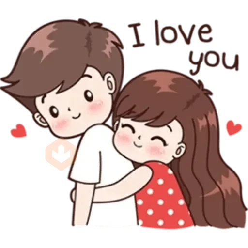 Pareja de Amor Chibi ❤️🌈✨ sticker 16
