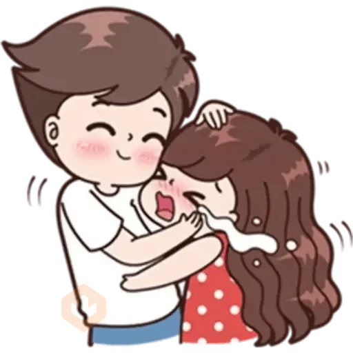 Pareja de Amor Chibi ❤️🌈✨ sticker 12