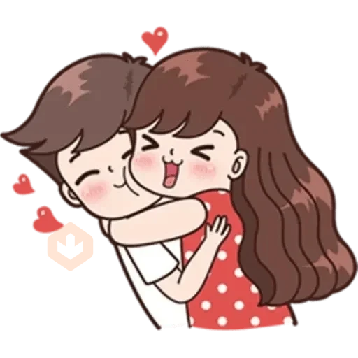 Pareja de Amor Chibi ❤️🌈✨ sticker 19