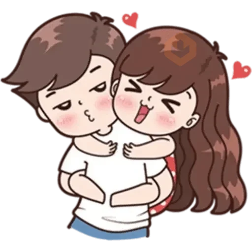 Pareja de Amor Chibi ❤️🌈✨ sticker 15