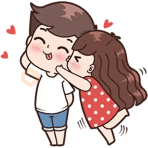 Pareja de Amor Chibi ❤️🌈✨ sticker 20
