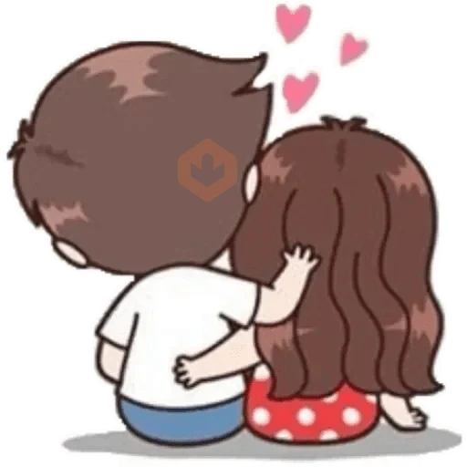 Pareja de Amor Chibi ❤️🌈✨ sticker 26