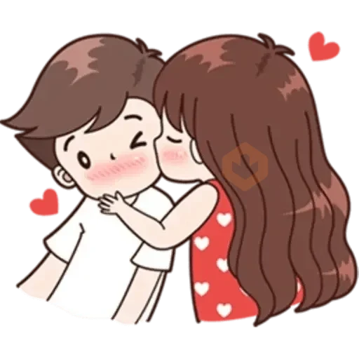 Pareja de Amor Chibi ❤️🌈✨ sticker 11