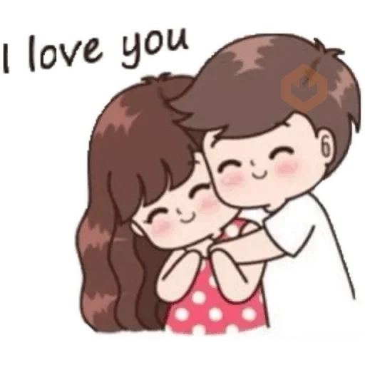Pareja de Amor Chibi ❤️🌈✨ sticker 27