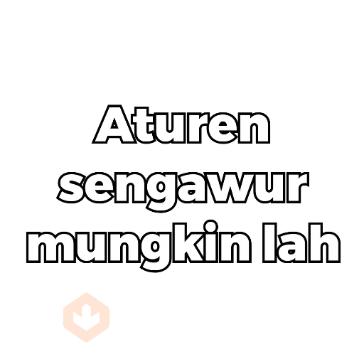 Stiker Saya sticker 12