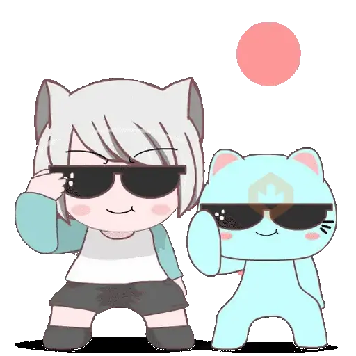 Niña Gato Chibbi✨🌈🎀🐾 sticker 17