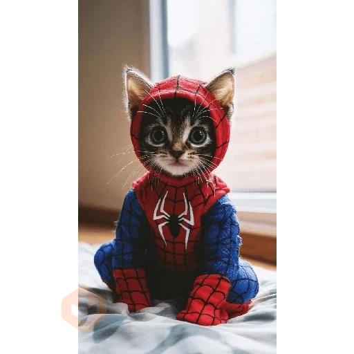 Gato homem aranha sticker 12