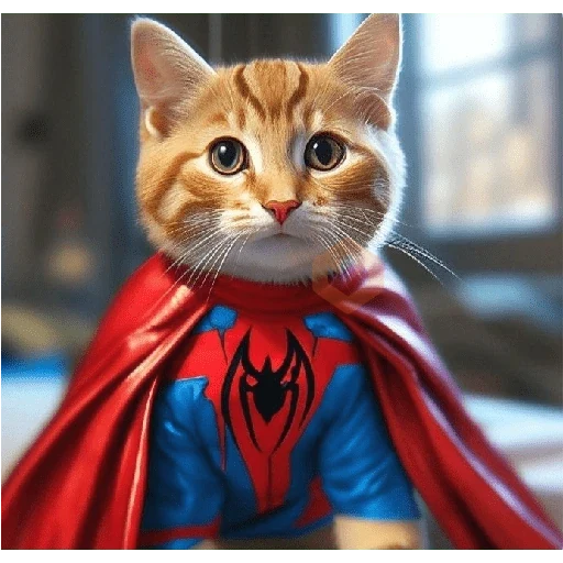 Gato homem aranha sticker 14