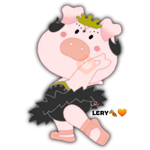 Pig Rose Cute🐷🐽 sticker 26