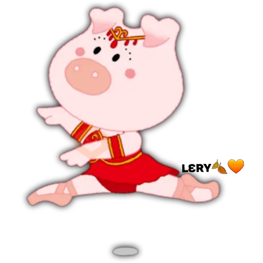 Pig Rose Cute🐷🐽 sticker 17