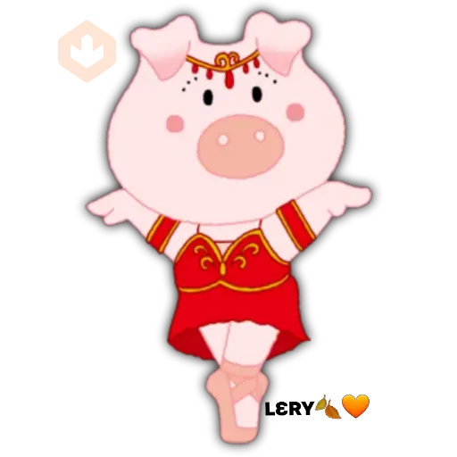 Pig Rose Cute🐷🐽 sticker 14