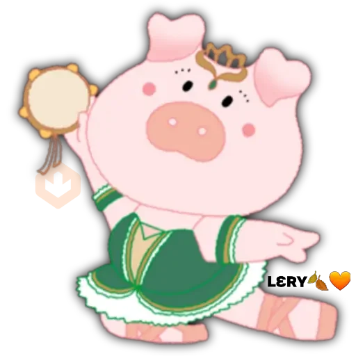 Pig Rose Cute🐷🐽 sticker 24