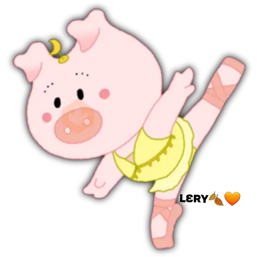 Pig Rose Cute🐷🐽 sticker 21