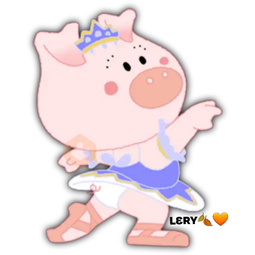 Pig Rose Cute🐷🐽 sticker 19