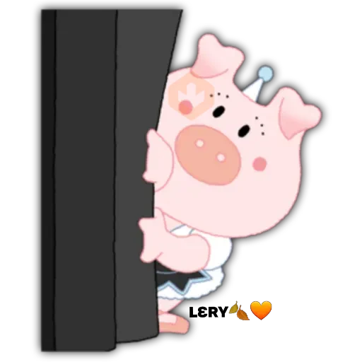 Pig Rose Cute🐷🐽 sticker 11