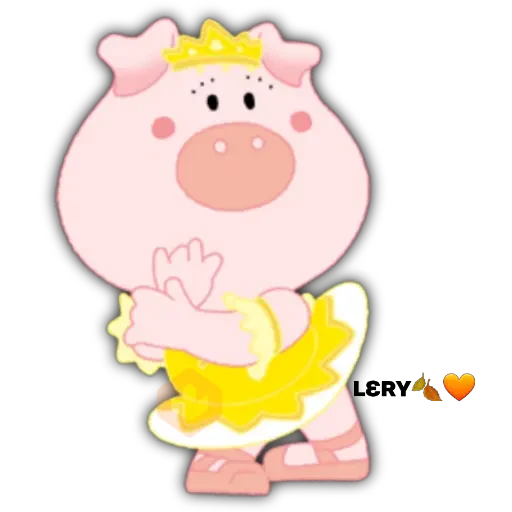 Pig Rose Cute🐷🐽 sticker 23
