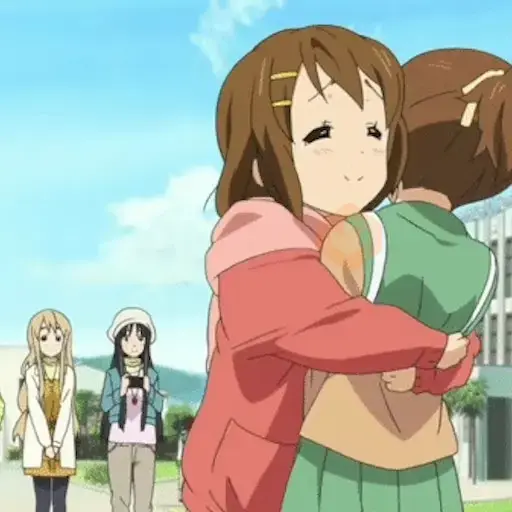 Anime hugs sticker 11