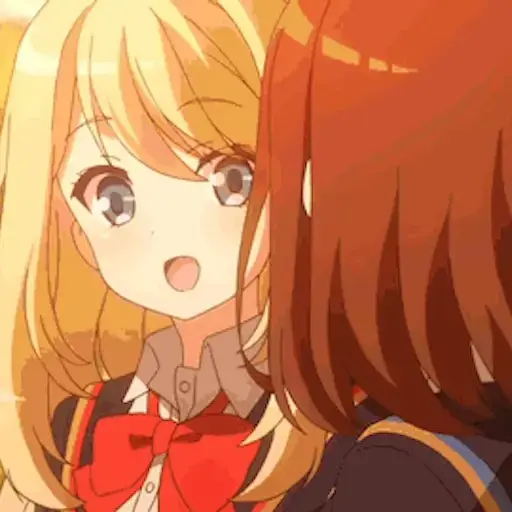 Anime hugs sticker 13