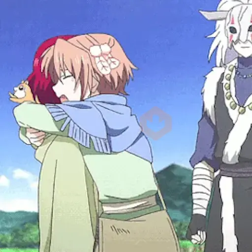 Anime hugs sticker 14
