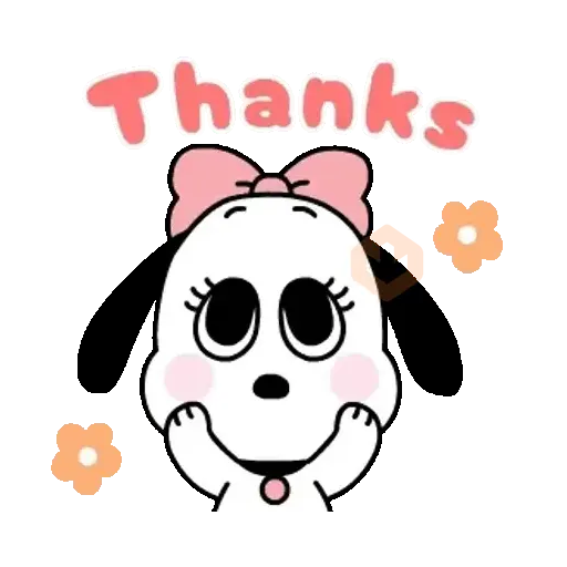 🎀 Belle Snoopy 🦴🏠 sticker 11