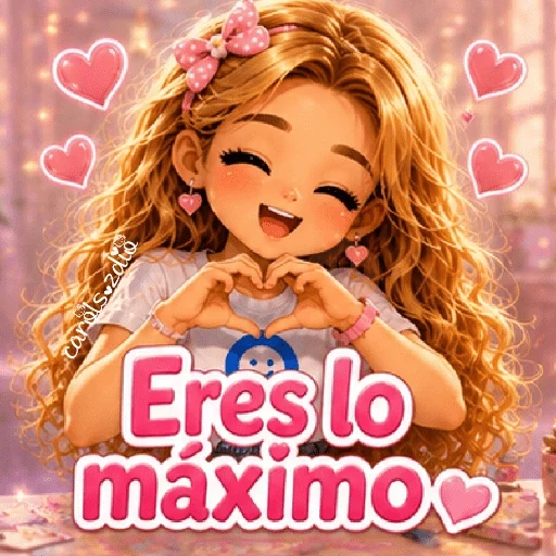 Niña Kawaii 💖✨Frases/texto sticker 14