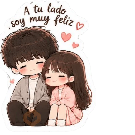 Amor Parejita Chibi ❤️ sticker 12