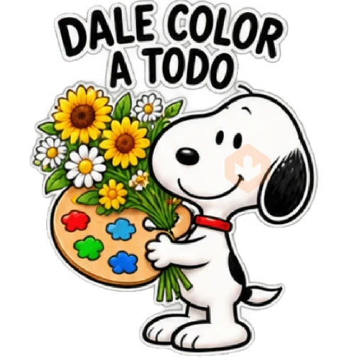 🌸🐶 Snoopy Primavera 🌻 sticker 11