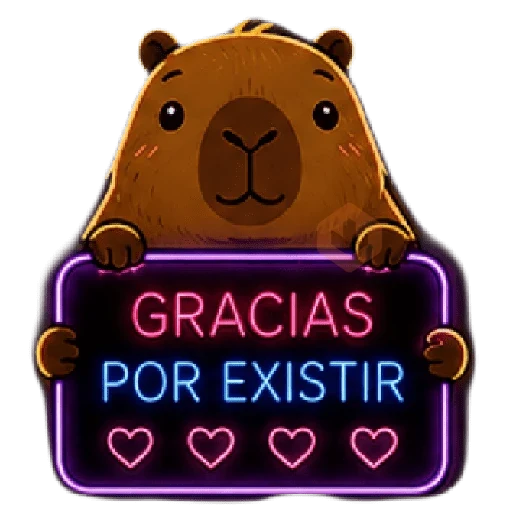 Capibaras led de Amor y Caos♥️ sticker 11