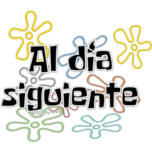Letreros bob esponja 