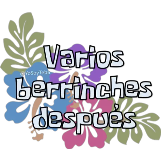 Letreros bob esponja 