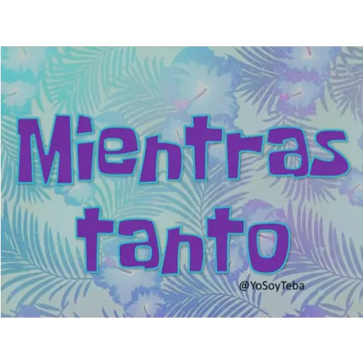 Letreros bob esponja 
