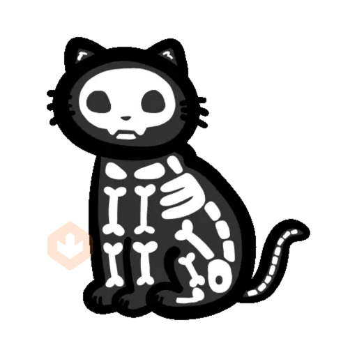 Michi Halloween 🎃🐈‍⬛💀 sticker 19
