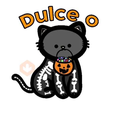 Michi Halloween 🎃🐈‍⬛💀 sticker 22