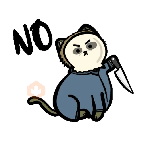 Michi Halloween 🎃🐈‍⬛💀 sticker 16
