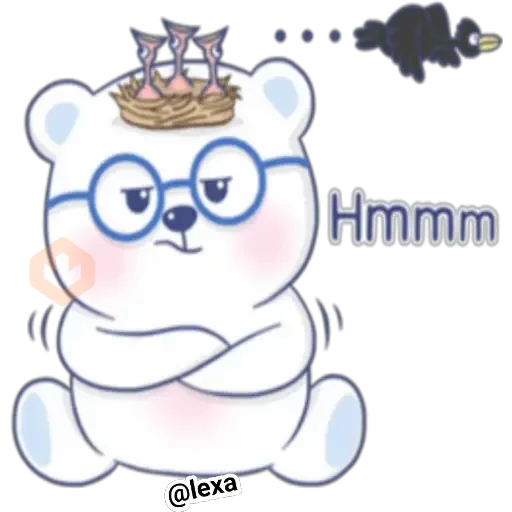 ⚪WHITE BEAR⚪ sticker 28
