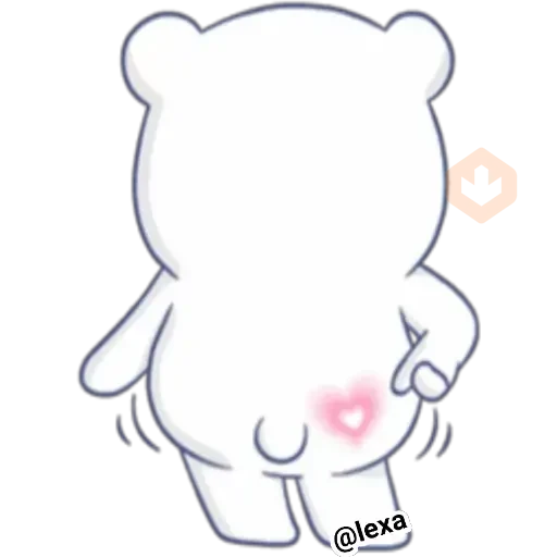 ⚪WHITE BEAR⚪ sticker 20