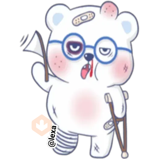 ⚪WHITE BEAR⚪ sticker 14