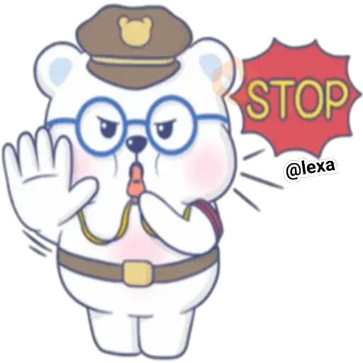 ⚪WHITE BEAR⚪ sticker 11