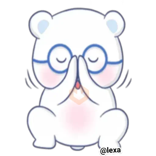 ⚪WHITE BEAR⚪ sticker 24