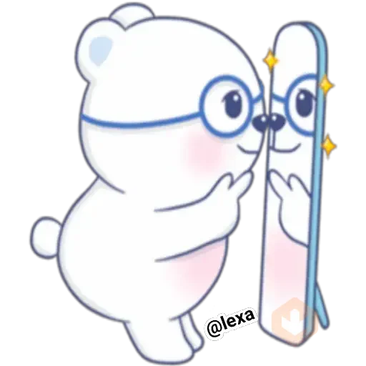 ⚪WHITE BEAR⚪ sticker 16