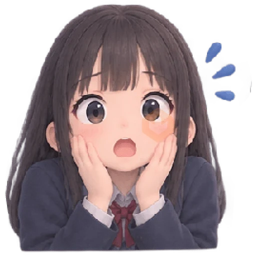 anime girl school 2 sticker 14