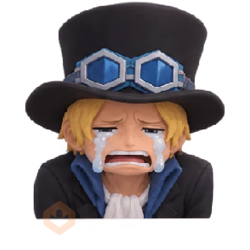 anime one piece sad sticker 12