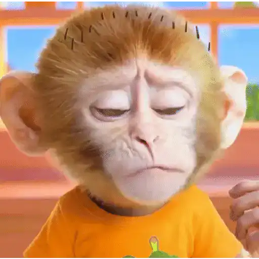 Monito divertido Bebé 🐒✨ sticker 12