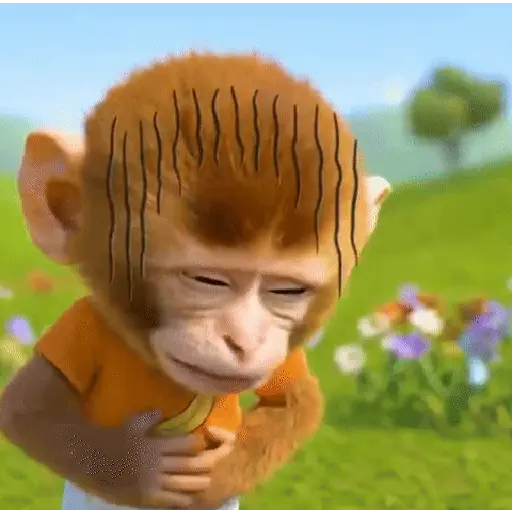 Monito divertido Bebé 🐒✨ sticker 13