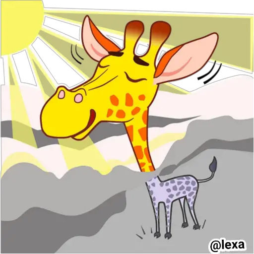 🌈 Jirafa Emocionada 🦒 