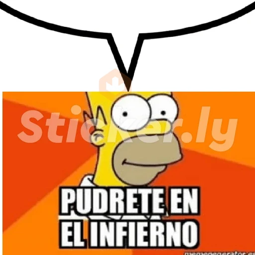 Globo de texto sin sentido sticker 18