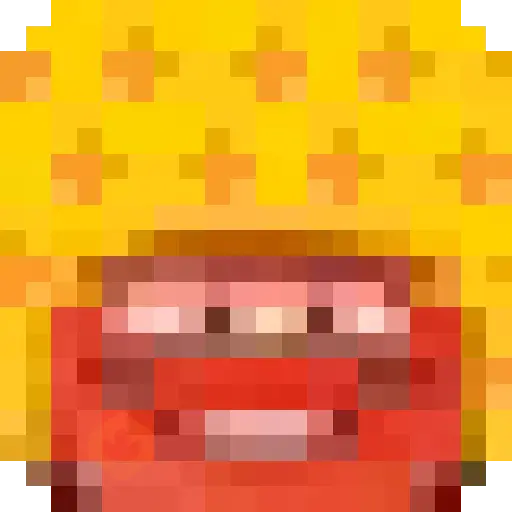 rayo McQueen emojis pixel sticker 12