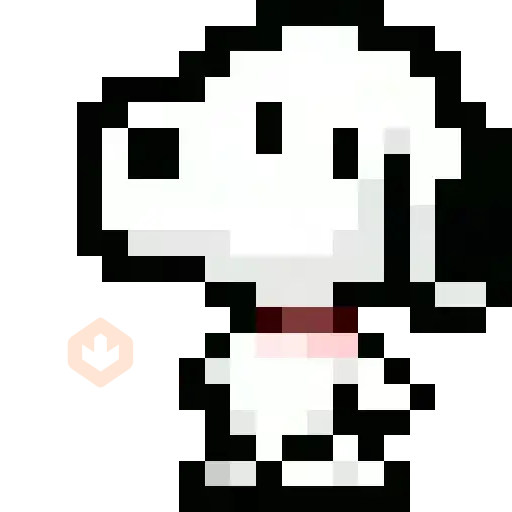 Snoopy pixel sticker 19