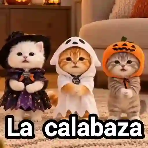 La calabaza 🎃 Gatos🐾TIKTOK 📲 sticker 11